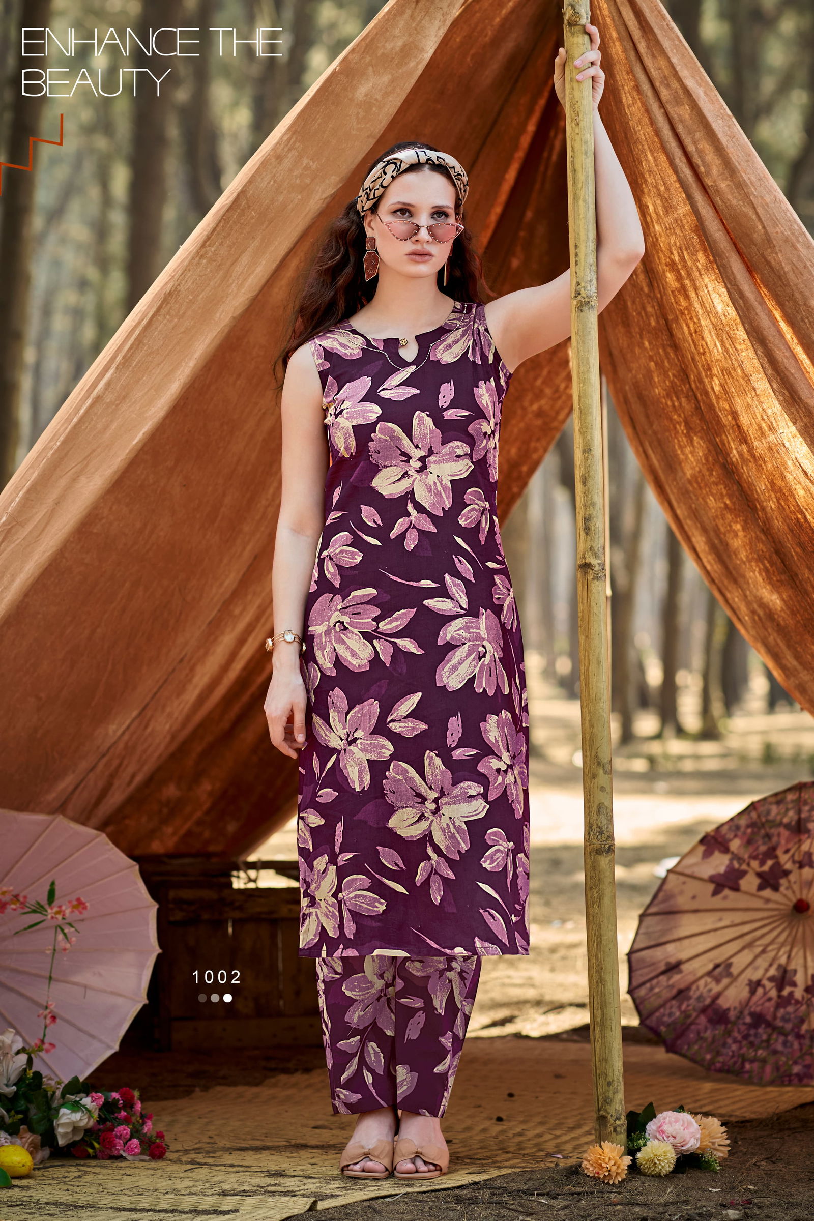 Summer Threads Vol 2 By Ossm Cotton Printed Co Ord Set Wholesale Online